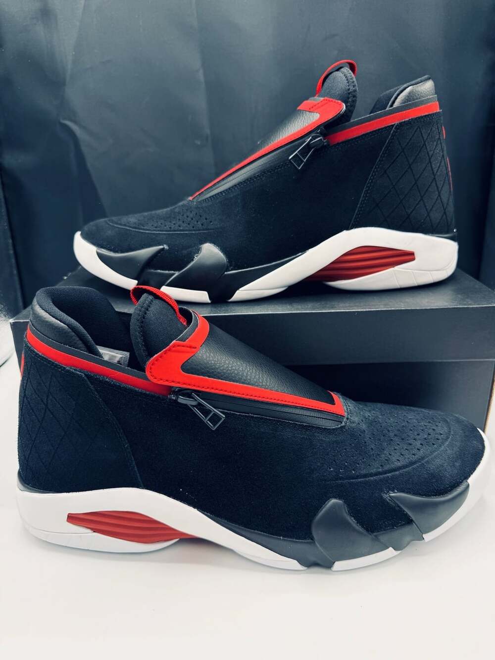 Jordan Jumpman Z Size 12 Black Gym Red White AQ9119-001 Sneakers Brand New !!